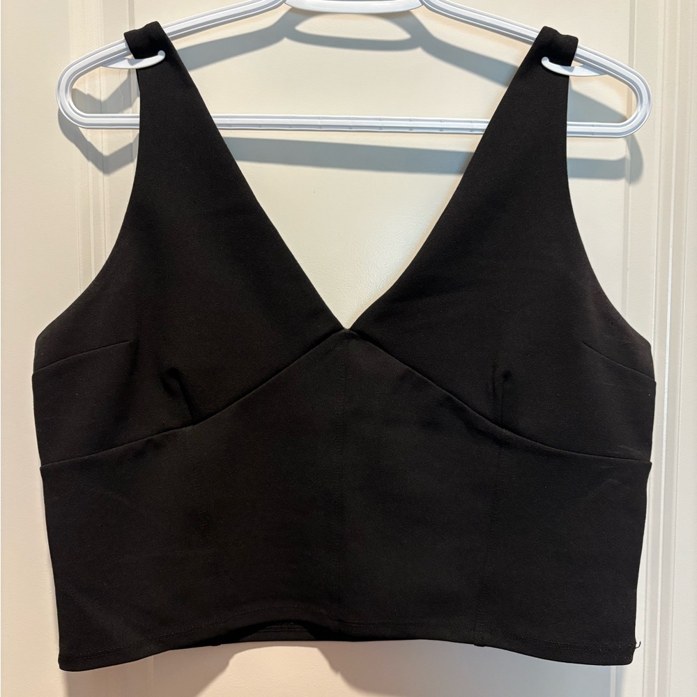 Dynamite Black Crop Top